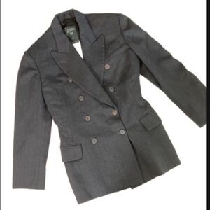 Jean Paul Gaultier Charcoal Double-Breasted Blazer